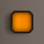 Strata Wall / Ceiling Light - Patina Brass / Olive Solid