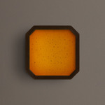Strata Wall / Ceiling Light - Patina Brass / Pecan Solid