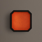 Strata Wall / Ceiling Light - Blackened Brass / Cherry Solid