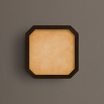 Strata Wall / Ceiling Light - Patina Brass / Cirrus Powder