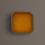 Strata Wall / Ceiling Light - Brass / Umber Powder
