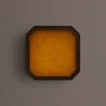 Strata Wall / Ceiling Light - Patina Brass / Umber Powder
