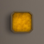 Strata Wall / Ceiling Light - Brass / Moss Powder