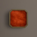 Strata Wall / Ceiling Light - Brass / Plum Powder