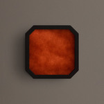 Strata Wall / Ceiling Light - Blackened Brass / Plum Powder