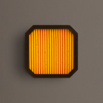 Strata Wall / Ceiling Light - Patina Brass / Marigold Stripes