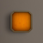 Strata Wall / Ceiling Light - Brass / Zinnia Stripes