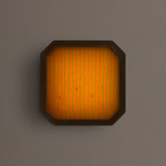 Strata Wall / Ceiling Light - Patina Brass / Zinnia Stripes