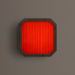 Strata Wall / Ceiling Light - Pewter / Garnet Stripes