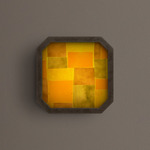 Strata Wall / Ceiling Light - Pewter / Algae Patchwork
