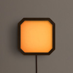 Strata Plug-In Wall / Ceiling Light - Patina Brass / Almond Solid