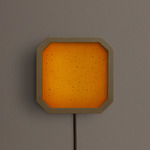 Strata Plug-In Wall / Ceiling Light - Brass / Pecan Solid