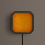 Strata Plug-In Wall / Ceiling Light - Pewter / Pecan Solid