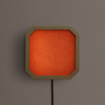 Strata Plug-In Wall / Ceiling Light - Brass / Cherry Solid