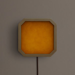 Strata Plug-In Wall / Ceiling Light - Brass / Umber Powder