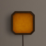 Strata Plug-In Wall / Ceiling Light - Patina Brass / Umber Powder