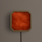 Strata Plug-In Wall / Ceiling Light - Brass / Plum Powder