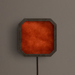 Strata Plug-In Wall / Ceiling Light - Pewter / Plum Powder