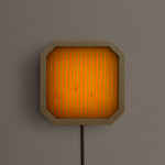 Strata Plug-In Wall / Ceiling Light - Brass / Zinnia Stripes