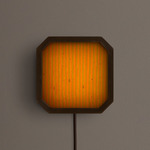 Strata Plug-In Wall / Ceiling Light - Patina Brass / Zinnia Stripes