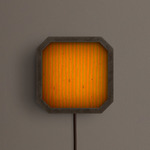 Strata Plug-In Wall / Ceiling Light - Pewter / Zinnia Stripes