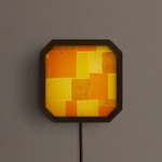 Strata Plug-In Wall / Ceiling Light - Patina Brass / Harvest Patchwork