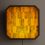 Strata Plug-In Wall / Ceiling Light - Patina Brass / Alba Patchwork