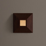 Mira Wall / Ceiling Light - Dark Leopardwood / Cirrus Powder