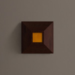 Mira Wall / Ceiling Light - Dark Leopardwood / Umber Powder