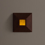 Mira Wall / Ceiling Light - Dark Leopardwood / Moss Powder