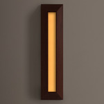 Mira Linear Wall / Ceiling Light - Dark Leopardwood / Almond Solid