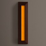 Mira Linear Wall / Ceiling Light - Dark Leopardwood / Olive Solid