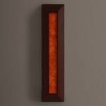 Mira Linear Wall / Ceiling Light - Dark Leopardwood / Plum Powder
