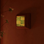 Mira Wall / Ceiling Light - Leopardwood / Algae Patchwork