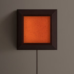 Mira Plug-In Wall / Ceiling Light - Dark Leopardwood / Cherry Solid