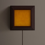 Mira Plug-In Wall / Ceiling Light - Dark Leopardwood / Umber Powder