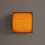 Lyra Wall / Ceiling Light - Brass / Zinna Basketweave