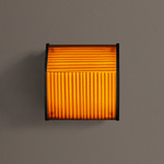 Lyra Wall / Ceiling Light - Blackened Brass / Zinna Basketweave