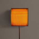 Lyra Plug-In Wall / Ceiling Light - Brass / Zinna Basketweave