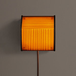 Lyra Plug-In Wall / Ceiling Light - Pewter / Zinna Basketweave