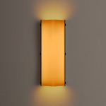 Verso Wall / Ceiling Light - Blackened Brass / Almond Solid
