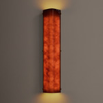 Verso Wall / Ceiling Light - Patina Brass / Plum Powder