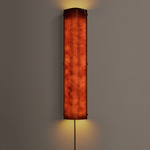 Verso Plug-In Wall / Ceiling Light - Pewter / Plum Powder