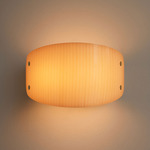 Onda Wall Sconce - Brass / Vellum Stripes