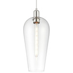 Chelsea 716 Pendant - Polished Nickel / Clear