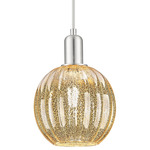 Preston Globe Pendant - Brushed Satin Nickel / Mercury