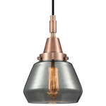 Fulton 447 Pendant - Antique Copper / Light Smoke