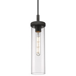 Lincoln Pendant - Weathered Zinc / Clear