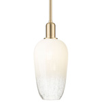 Brookhaven Flute Stem Pendant - Champagne Bronze / Brookhaven Opal