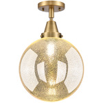 Beacon Mercury Ceiling Light - Brushed Brass / Mercury